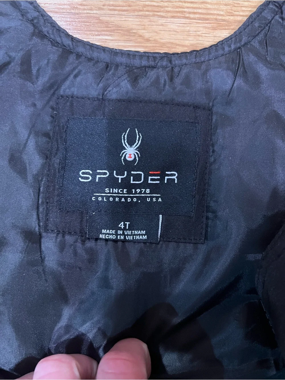 Spyder Toddler Boys Black Insulated Snow Bib